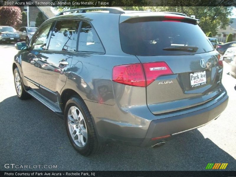 Nimbus Gray Metallic / Taupe 2007 Acura MDX Technology