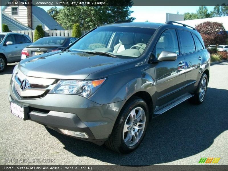 Nimbus Gray Metallic / Taupe 2007 Acura MDX Technology