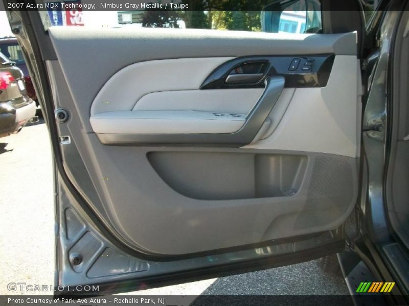 Nimbus Gray Metallic / Taupe 2007 Acura MDX Technology