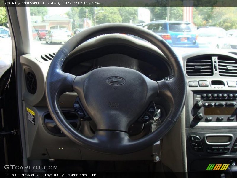 Black Obsidian / Gray 2004 Hyundai Santa Fe LX 4WD