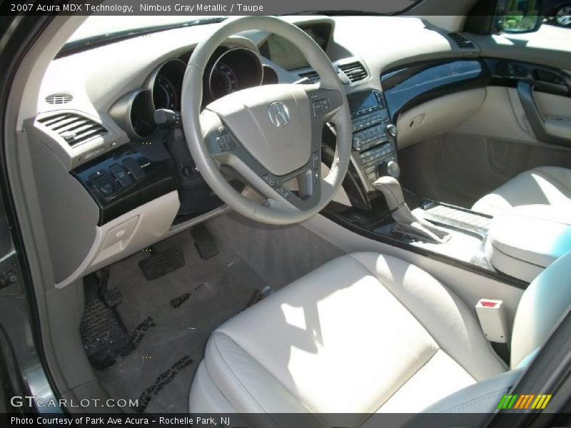 Nimbus Gray Metallic / Taupe 2007 Acura MDX Technology