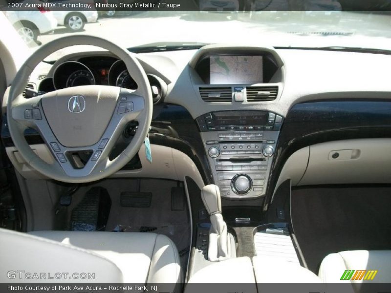 Nimbus Gray Metallic / Taupe 2007 Acura MDX Technology