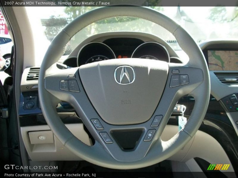 Nimbus Gray Metallic / Taupe 2007 Acura MDX Technology