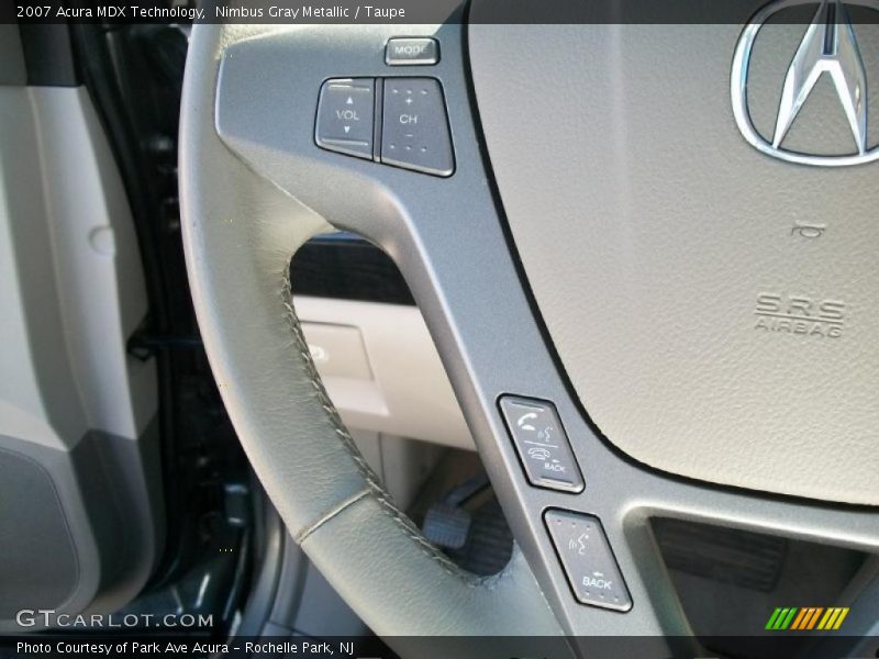 Nimbus Gray Metallic / Taupe 2007 Acura MDX Technology