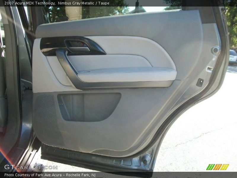 Nimbus Gray Metallic / Taupe 2007 Acura MDX Technology