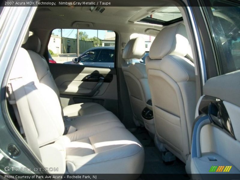 Nimbus Gray Metallic / Taupe 2007 Acura MDX Technology