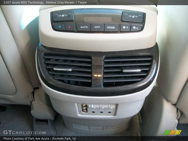 Nimbus Gray Metallic / Taupe 2007 Acura MDX Technology