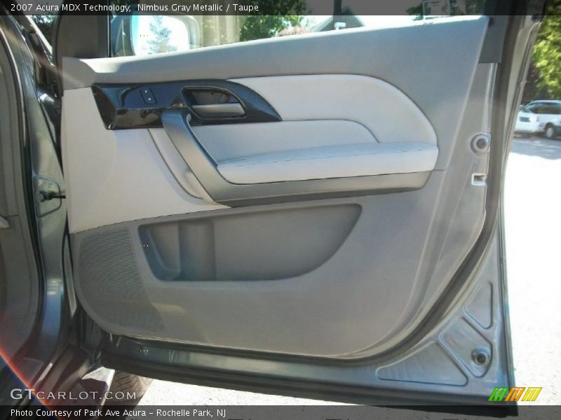 Nimbus Gray Metallic / Taupe 2007 Acura MDX Technology