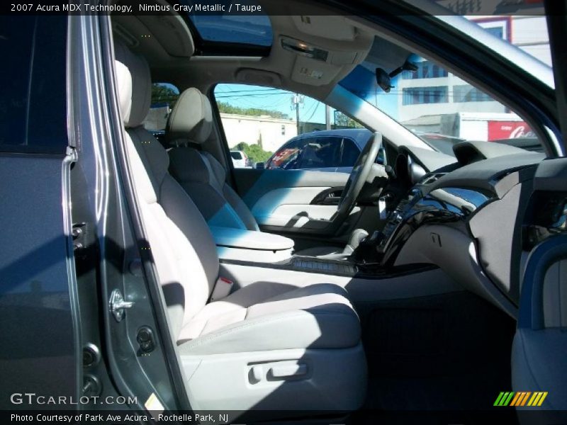 Nimbus Gray Metallic / Taupe 2007 Acura MDX Technology