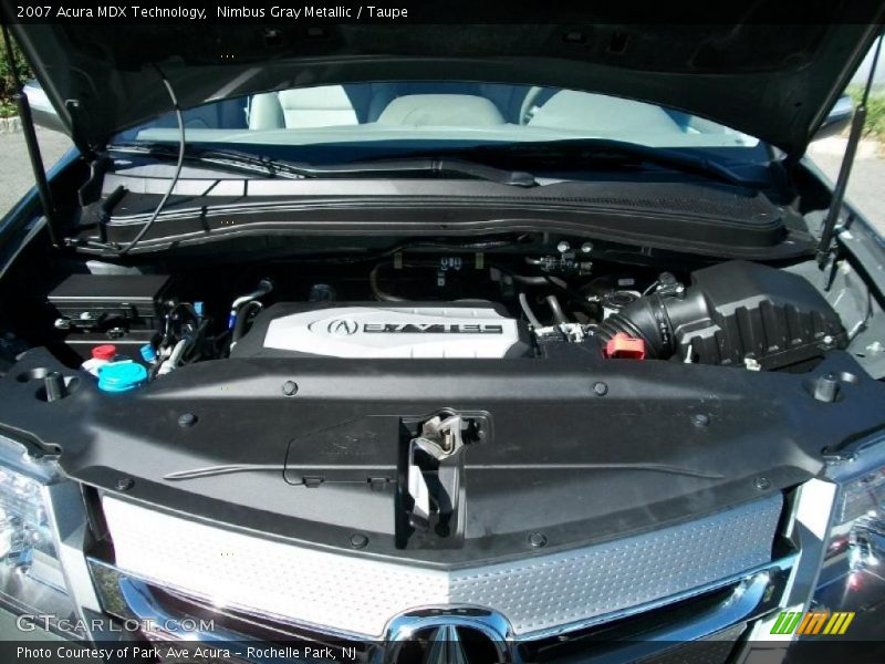Nimbus Gray Metallic / Taupe 2007 Acura MDX Technology