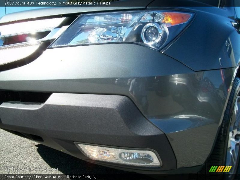 Nimbus Gray Metallic / Taupe 2007 Acura MDX Technology