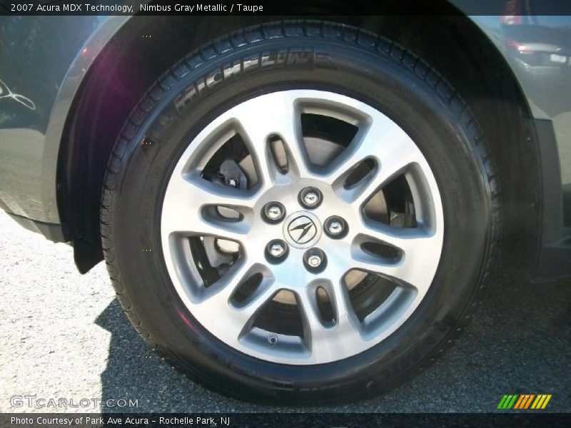 Nimbus Gray Metallic / Taupe 2007 Acura MDX Technology