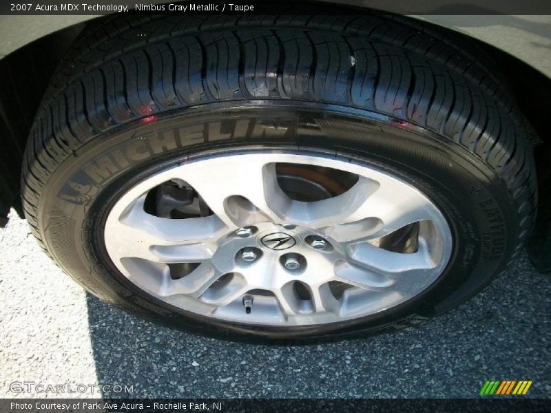Nimbus Gray Metallic / Taupe 2007 Acura MDX Technology
