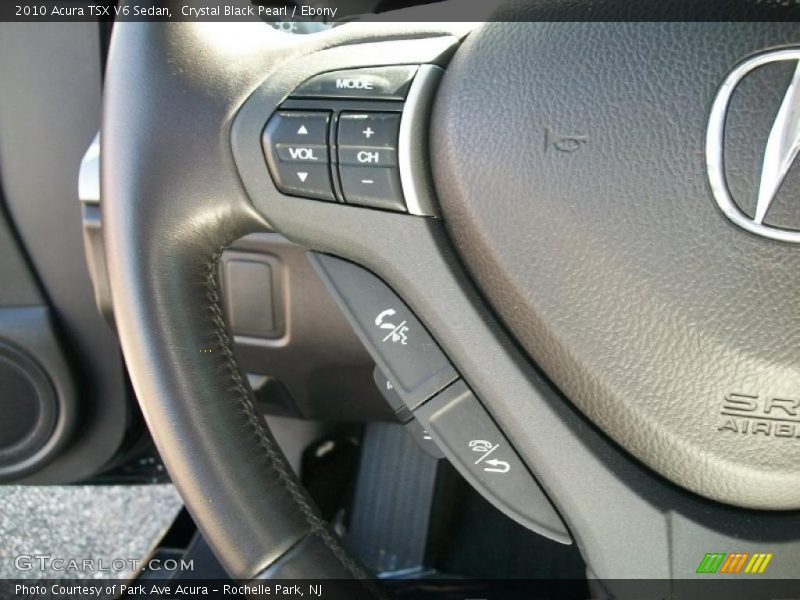 Crystal Black Pearl / Ebony 2010 Acura TSX V6 Sedan