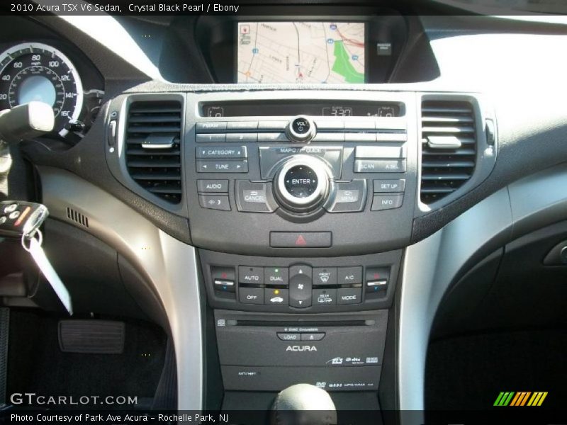 Crystal Black Pearl / Ebony 2010 Acura TSX V6 Sedan