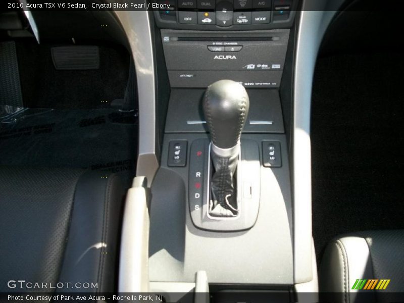 Crystal Black Pearl / Ebony 2010 Acura TSX V6 Sedan