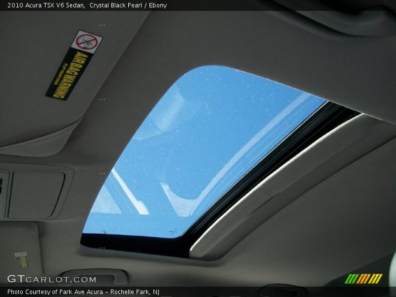 Crystal Black Pearl / Ebony 2010 Acura TSX V6 Sedan