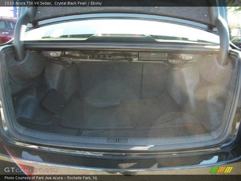 Crystal Black Pearl / Ebony 2010 Acura TSX V6 Sedan