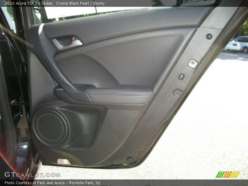 Crystal Black Pearl / Ebony 2010 Acura TSX V6 Sedan