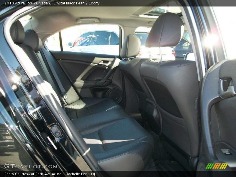 Crystal Black Pearl / Ebony 2010 Acura TSX V6 Sedan