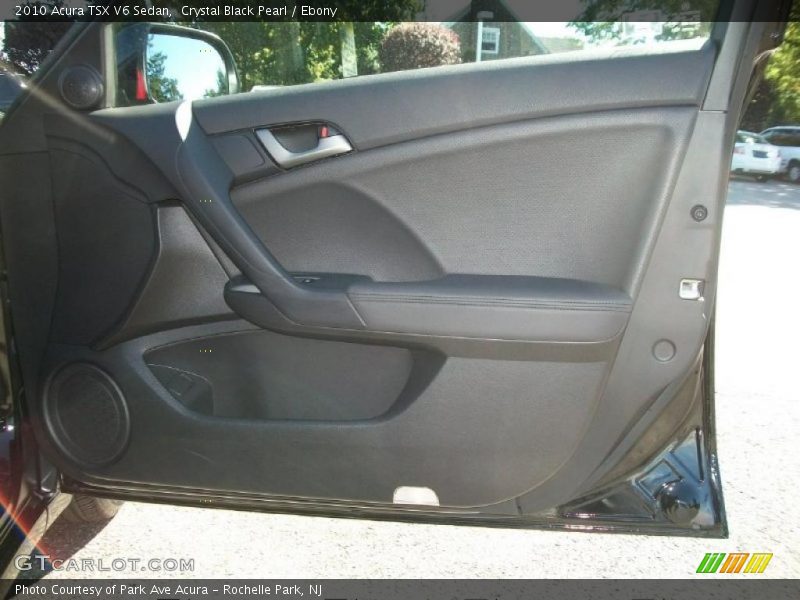 Crystal Black Pearl / Ebony 2010 Acura TSX V6 Sedan