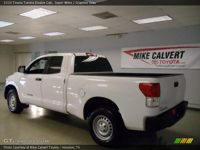 Super White / Graphite Gray 2010 Toyota Tundra Double Cab