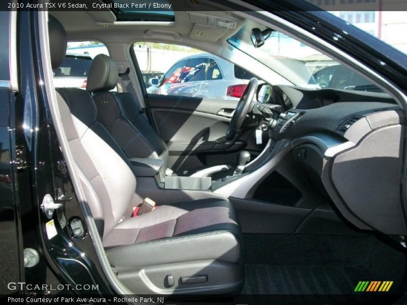 Crystal Black Pearl / Ebony 2010 Acura TSX V6 Sedan