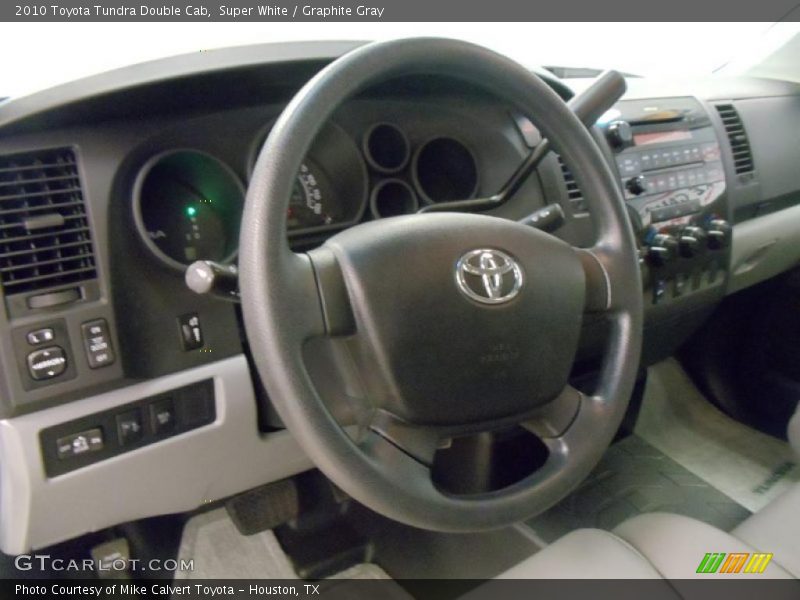 Super White / Graphite Gray 2010 Toyota Tundra Double Cab