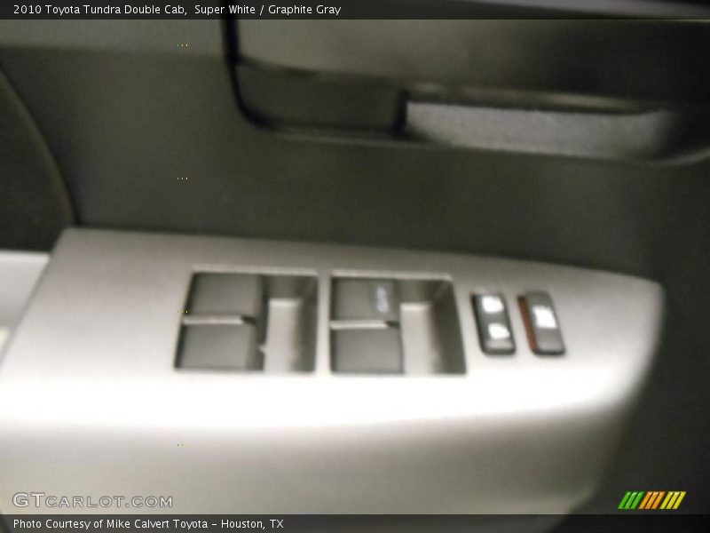 Super White / Graphite Gray 2010 Toyota Tundra Double Cab