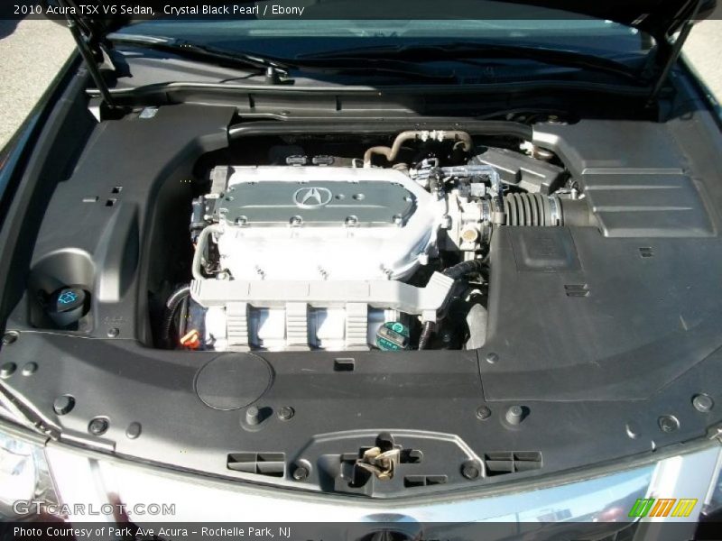 Crystal Black Pearl / Ebony 2010 Acura TSX V6 Sedan