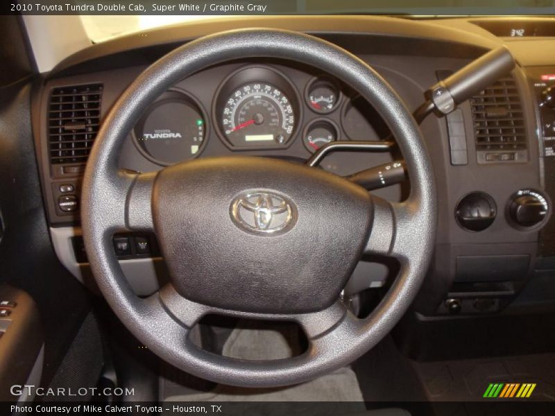 Super White / Graphite Gray 2010 Toyota Tundra Double Cab