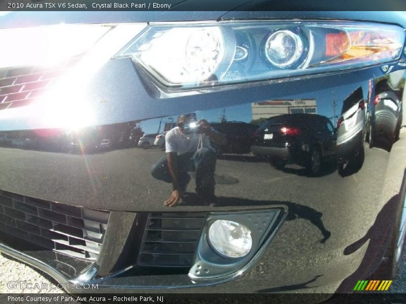 Crystal Black Pearl / Ebony 2010 Acura TSX V6 Sedan