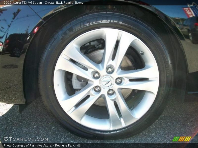 Crystal Black Pearl / Ebony 2010 Acura TSX V6 Sedan