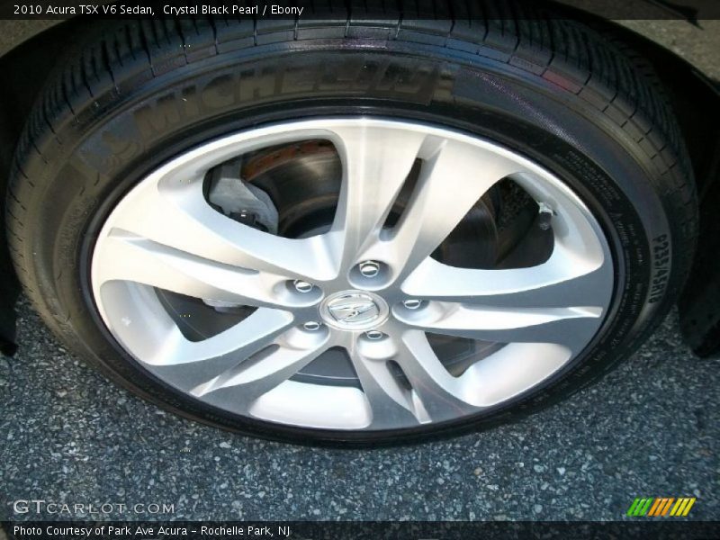 Crystal Black Pearl / Ebony 2010 Acura TSX V6 Sedan