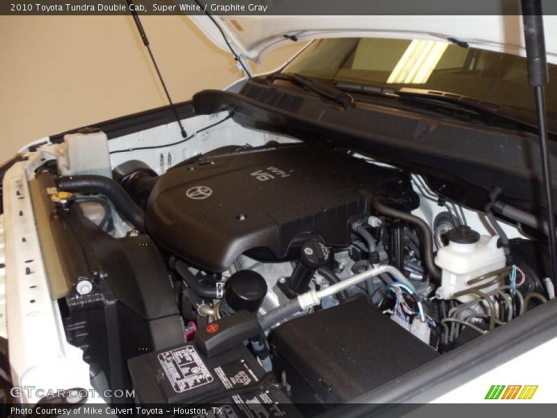 Super White / Graphite Gray 2010 Toyota Tundra Double Cab