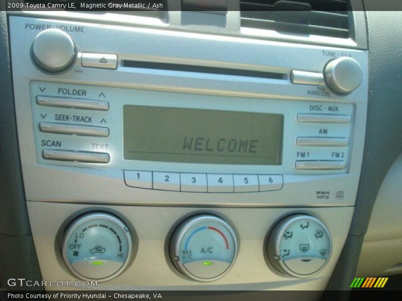Magnetic Gray Metallic / Ash 2009 Toyota Camry LE