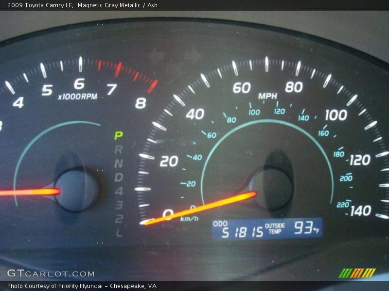 Magnetic Gray Metallic / Ash 2009 Toyota Camry LE