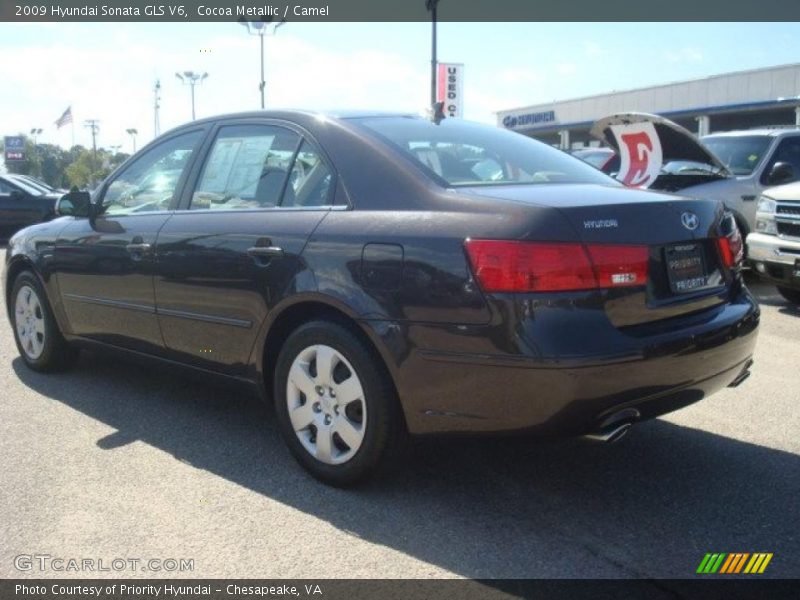 Cocoa Metallic / Camel 2009 Hyundai Sonata GLS V6