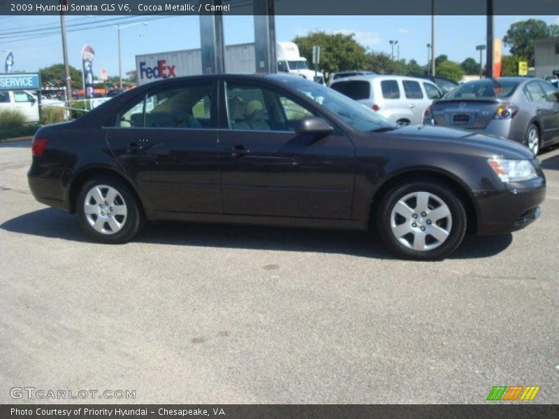 Cocoa Metallic / Camel 2009 Hyundai Sonata GLS V6