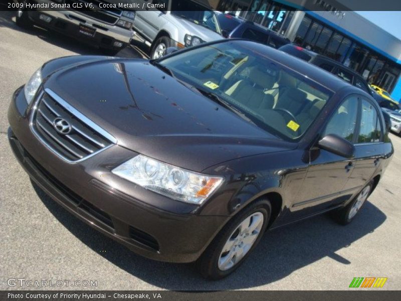 Cocoa Metallic / Camel 2009 Hyundai Sonata GLS V6