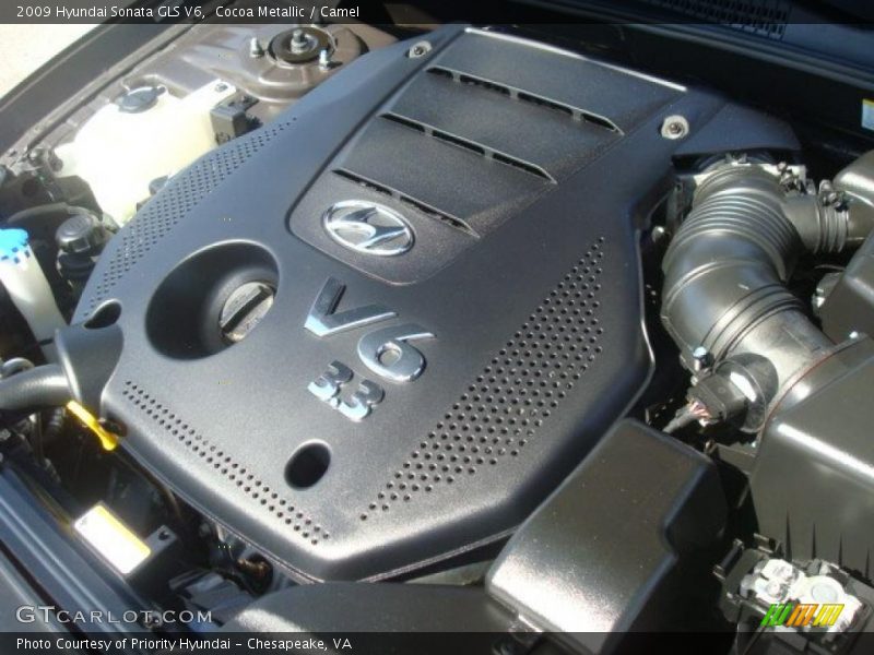 Cocoa Metallic / Camel 2009 Hyundai Sonata GLS V6