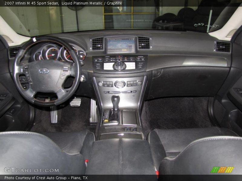 Liquid Platinum Metallic / Graphite 2007 Infiniti M 45 Sport Sedan