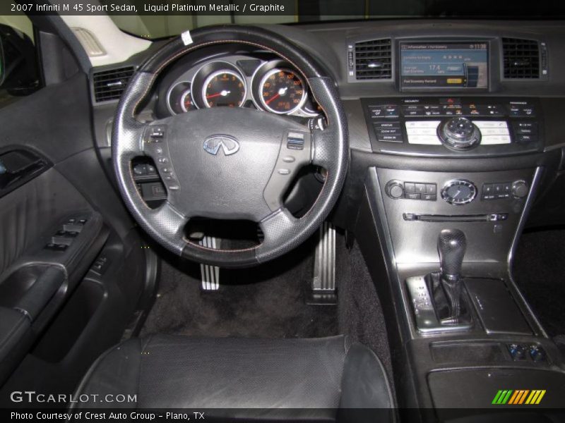 Liquid Platinum Metallic / Graphite 2007 Infiniti M 45 Sport Sedan