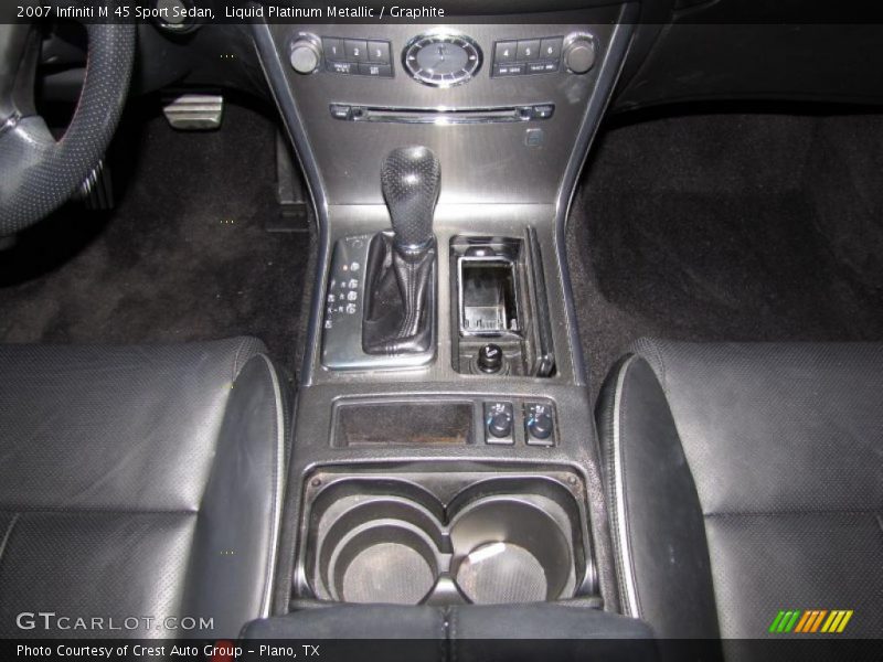 Liquid Platinum Metallic / Graphite 2007 Infiniti M 45 Sport Sedan