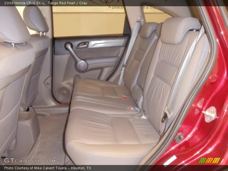 Tango Red Pearl / Gray 2009 Honda CR-V EX-L
