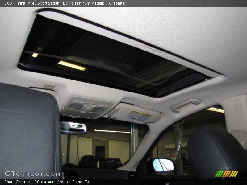 Liquid Platinum Metallic / Graphite 2007 Infiniti M 45 Sport Sedan