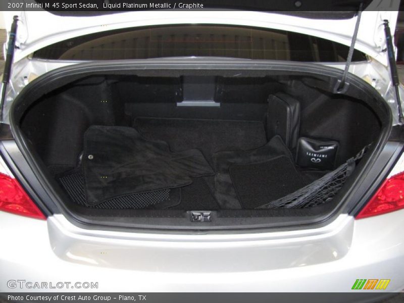 Liquid Platinum Metallic / Graphite 2007 Infiniti M 45 Sport Sedan