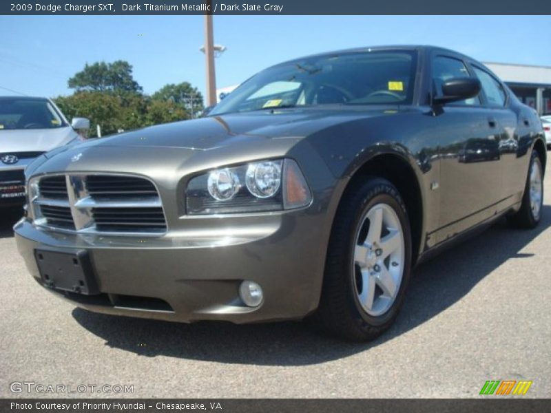 Dark Titanium Metallic / Dark Slate Gray 2009 Dodge Charger SXT