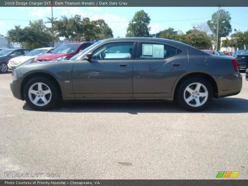 Dark Titanium Metallic / Dark Slate Gray 2009 Dodge Charger SXT