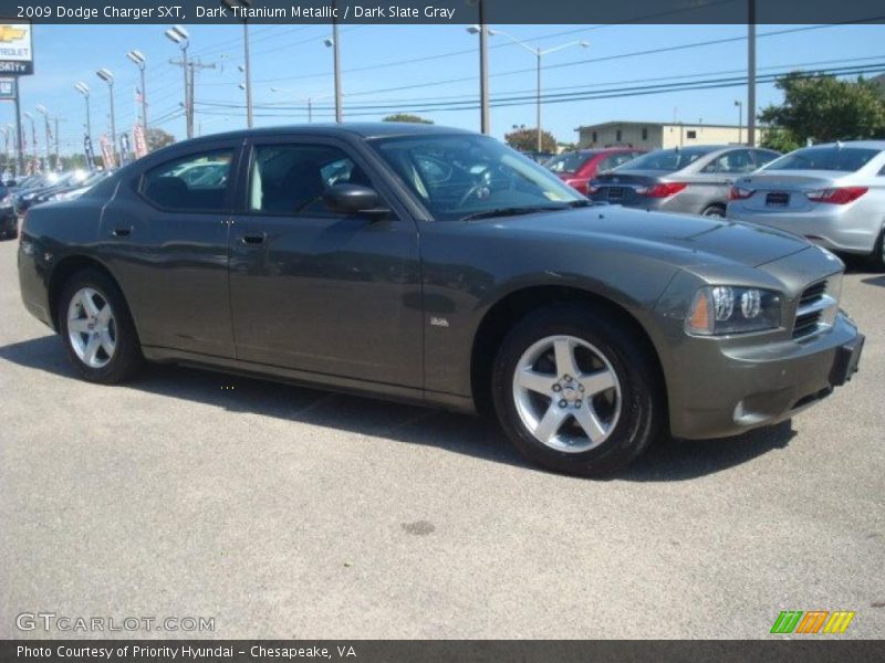 Dark Titanium Metallic / Dark Slate Gray 2009 Dodge Charger SXT